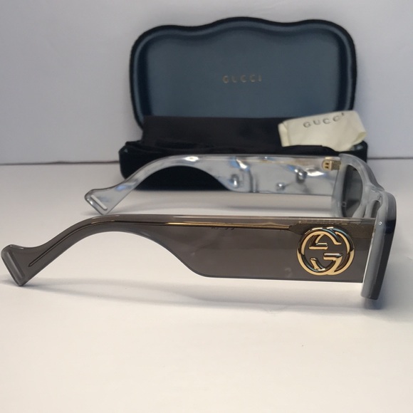 Authentic💯- 🔥🔥 - New - Gucci Eyewear GG0516S 002 rectangular-frame sunglasses - Picture 5 of 15